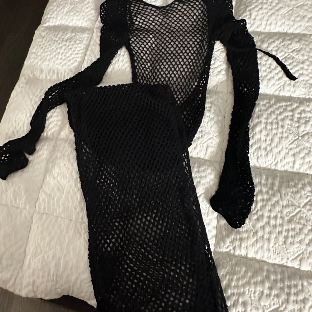 Brand new w tags Shondel black crochet bodycon!!!!!!!!!